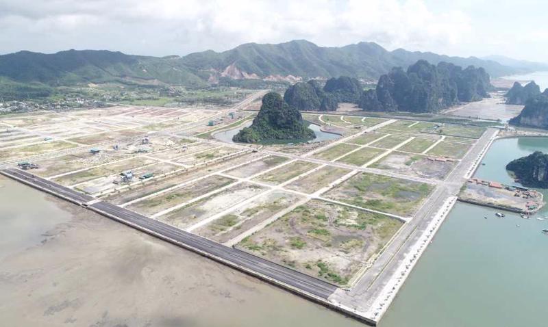 Hạ tầng khu đô thị du lịch và bến cảng cao cấp Ao Tiên tại Vân Đồn đang được hoàn thiện