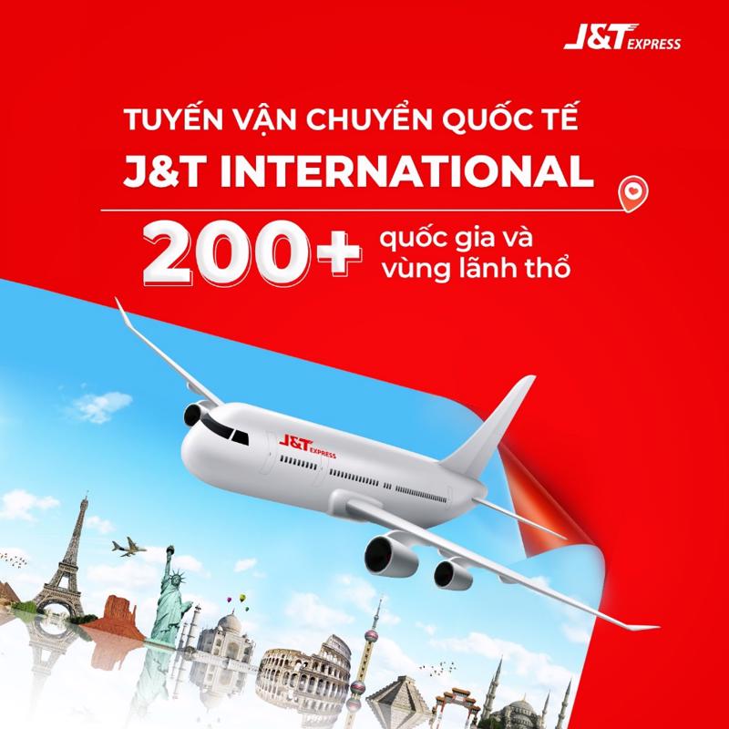 J&T Express mở rộng dịch vụ gửi hàng quốc tế.