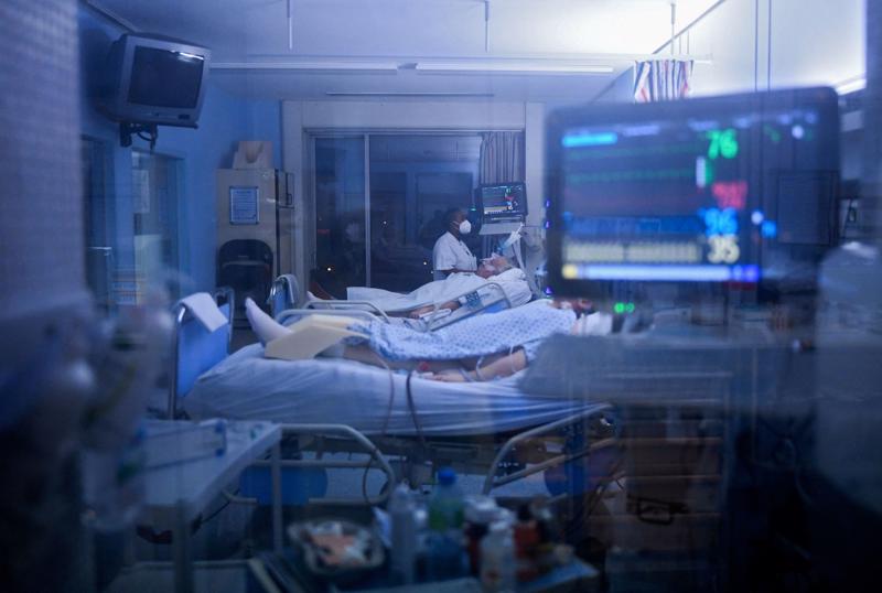 Một phòng điều trị bệnh nhân Covid-19 trong một bệnh viện ở Bỉ hôm 21/12 - Ảnh: Getty/Bloomberg.