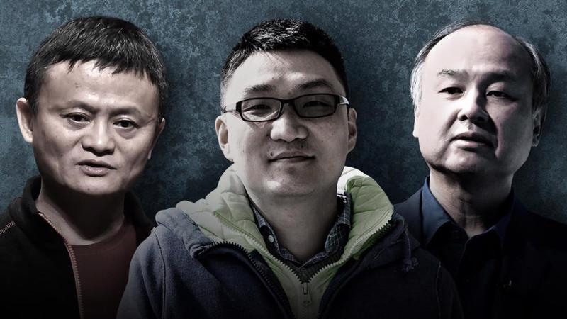 Từ trái sang phải: Tỷ phú Jack Ma, Colin Zheng Huang và Masayoshi Son - Ảnh: Forbes