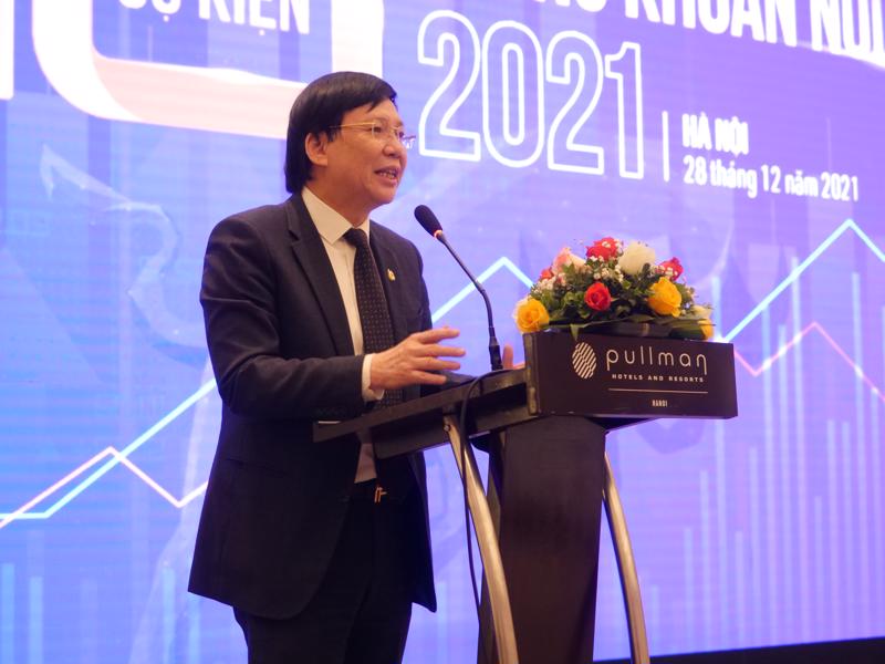 ông Hồ Quang Lợi, Phó Chủ tịch Thường trực Hội Nhà báo Việt Nam phát biểu tại sự kiện chiều ngày 28/12/2021.