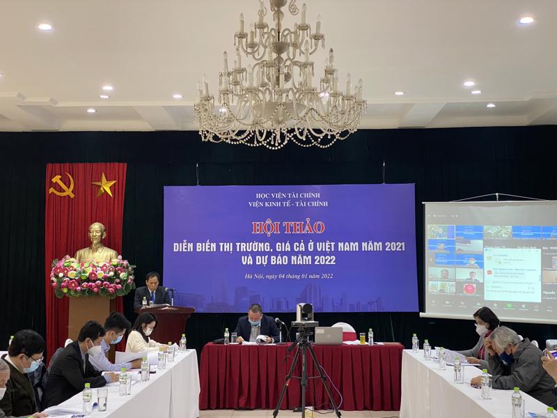 Toàn cảnh hội thảo diễn biến thị trường, giá cả ở Việt Nam năm 2021 và dự báo 2022.