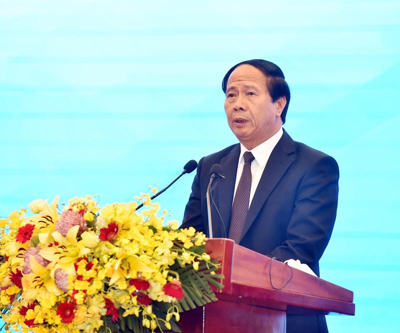 Phó Thủ tướng Lê Văn Thành phát biểu tại hội nghị tổng kết ngành Công thương.