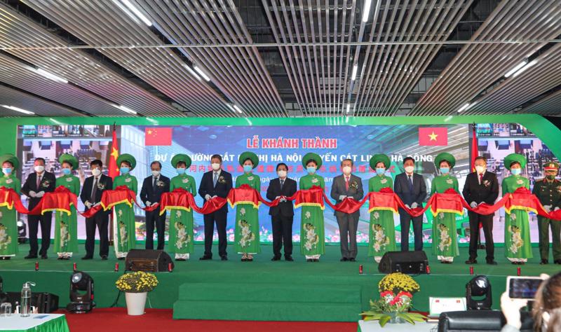 Dự án đường sắt Cát Linh - Hà Đông chính thức được khánh thành ngày 13/1.