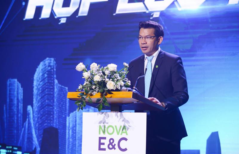 Ông Võ Sĩ Hoài - Phó Tổng Giám đốc Nova E&C phát biểu tại sự kiện.
