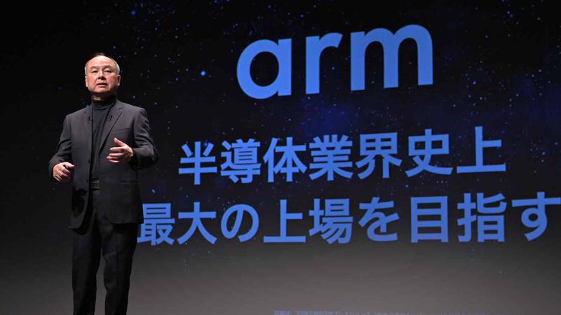 CEO SoftBank Masayoshi Son đặt mục tiêu đưa Arm niêm yết cổ phiếu "thương vụ IPO lớn nhất trong lịch sử ngành chip" - Ảnh: SBG