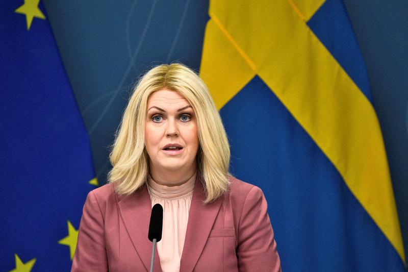 Bộ trưởng Bộ Y tế Thuỵ Điển Lena Hallengren - Ảnh: Reuters.