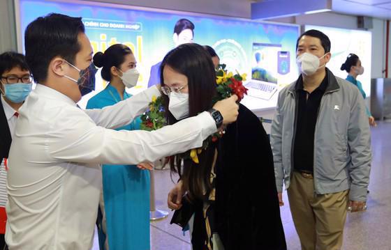 Domestic tourists arriving in Ho Chi Minh City.