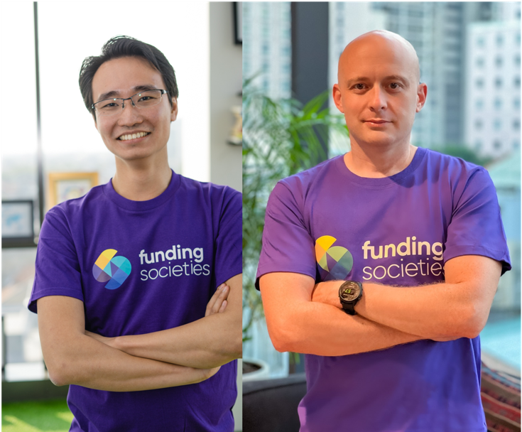 Từ trái sang phải: Kelvin Teo, Đồng sáng lập kiêm Giám đốc Điều hành Funding Societies và Ryan Galloway, Giám đốc Quốc gia, Funding Societies Việt Nam.
