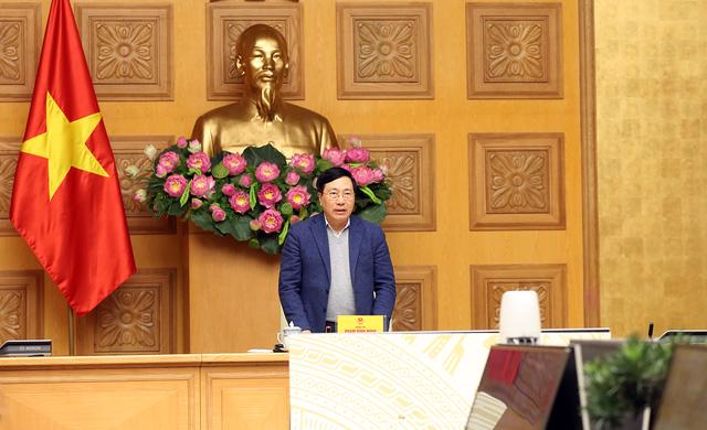  Phó Thủ tướng Thường trực Chính phủ Phạm Bình Minh chủ trì hội nghị. Ảnh: VGP.