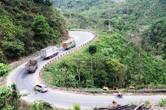Tuyến quốc lộ 26 nối Nha Trang đi Buôn Ma Thuột hiện nay.