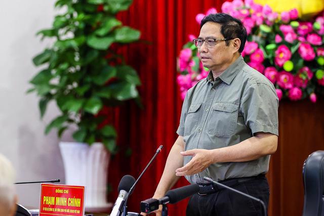 Prime Minister Pham Minh Chinh during his working visit to Binh Duong province on March 19. Source: VGP