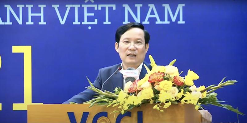 Mr. Pham Tan Cong, Chairman of the Vietnam Chamber of Commerce and Industry (VCCI).