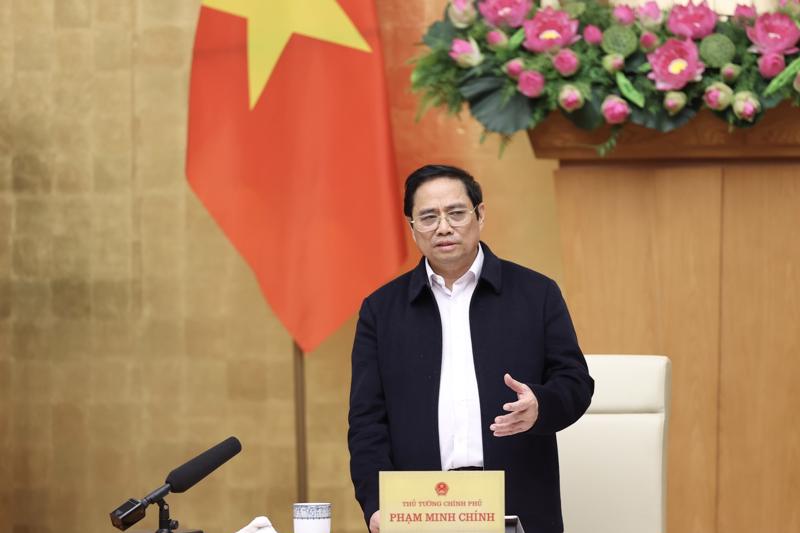 Thủ tướng Phạm Minh Chính chủ trì hội nghị - Ảnh: VGP