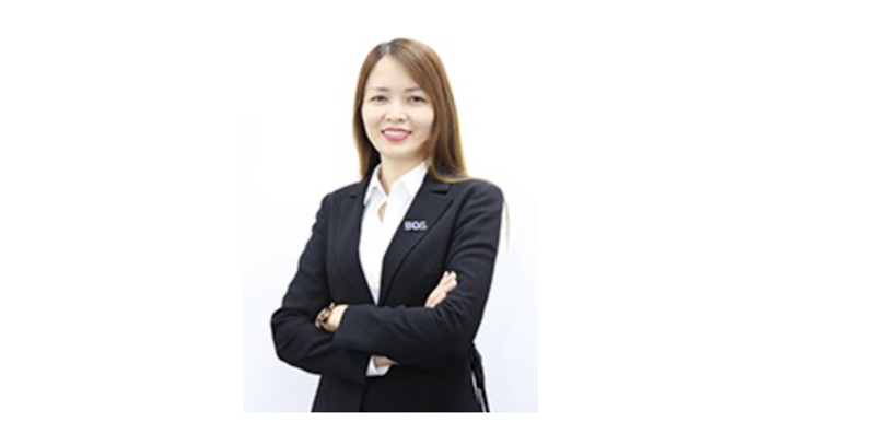 Bà Trịnh Thị Thuý Nga, Phó Tổng Giám đốc, thành viên Hội đồng Quản trị Công ty CP Chứng khoán BOS.
