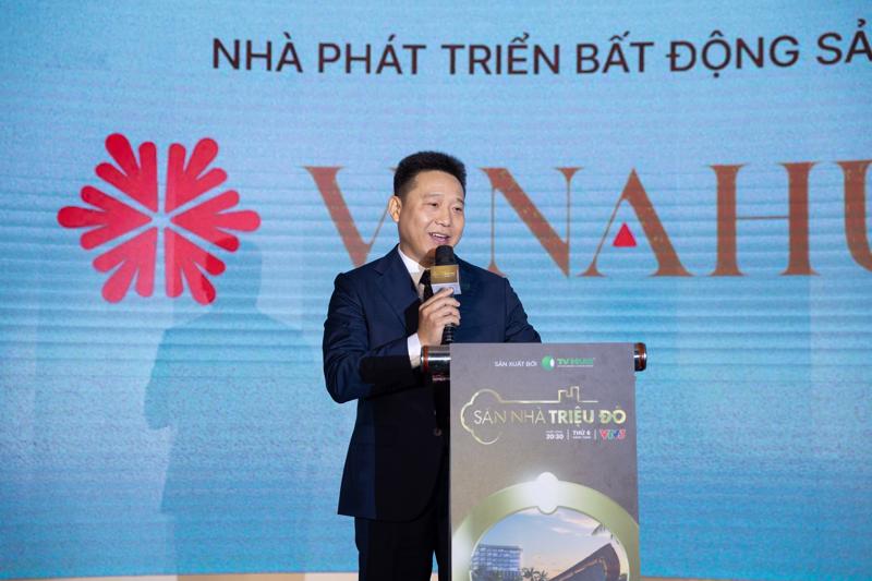 Ông Nguyễn Đình Ngôn - Chủ tịch Hội đồng Quản trị Vinahud phát biểu tại sự kiện.