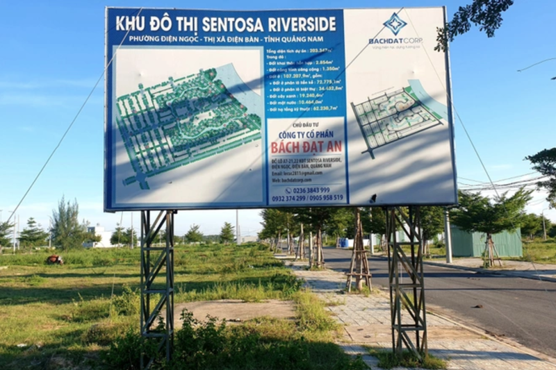 Một trong các dự án bất động sản của công ty Bách Đạt An tại Quảng Nam.