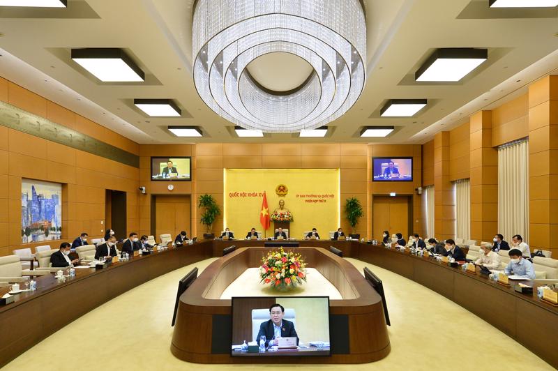 Khai mạc kỳ họp thứ 10 của Ủy ban Thường vụ Quốc hội - Ảnh: Quochoi.vn
