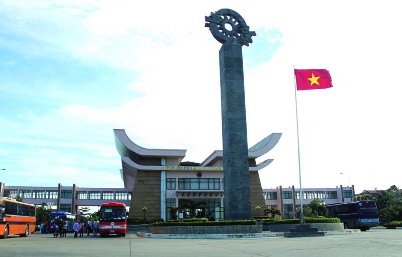 Cửa khẩu Mộc Bài, tỉnh Tây Ninh.