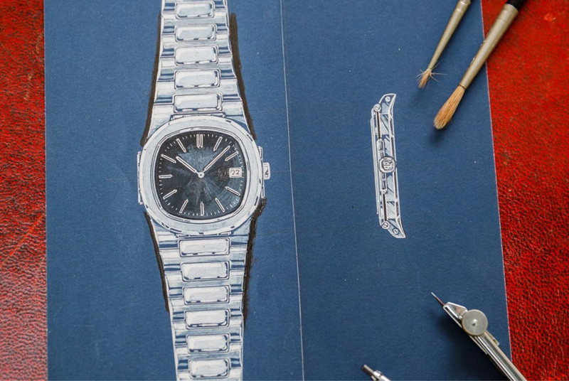 Bản phác thảo gốc của mẫu đồng hồ Patek Philippe Nautilus được đấu giá hơn 700.000 USD - Ảnh 1.
