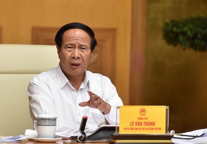 Phó Thủ tướng Lê Văn Thành: "Quy hoạch Điện 8 bám sát Nghị quyết số 55 của Bộ Chính trị về Chiến lược phát triển năng lượng quốc gia đến năm 2030, tầm nhìn 2045". Ảnh:VGP.