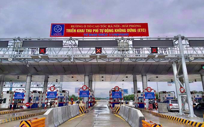 Cao tốc Hà Nội - Hải Phòng dự kiến thu phí tự động không dừng hoàn toàn từ ngày 1/6.