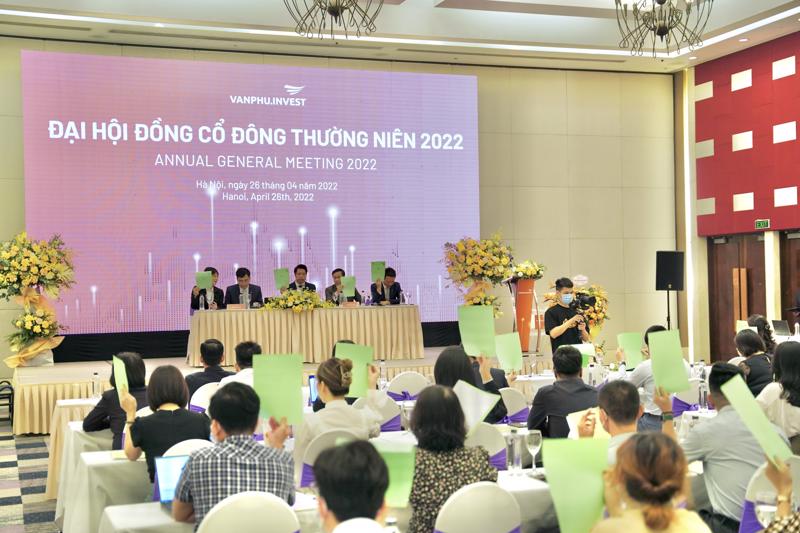 Toàn cảnh đại hội cổ đông thường niên 2022 của Văn Phú – Invest (Ảnh: VPI).