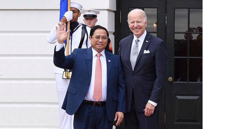 Prime Minister Pham Minh Chinh and US President Joe Biden. Source: VGP.