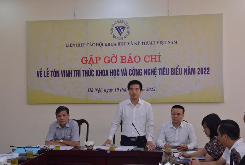  Liên Hiệp các Hội Khoa học và Kỹ thuật Việt Nam thông tin với báo chí về lễ tôn vinh