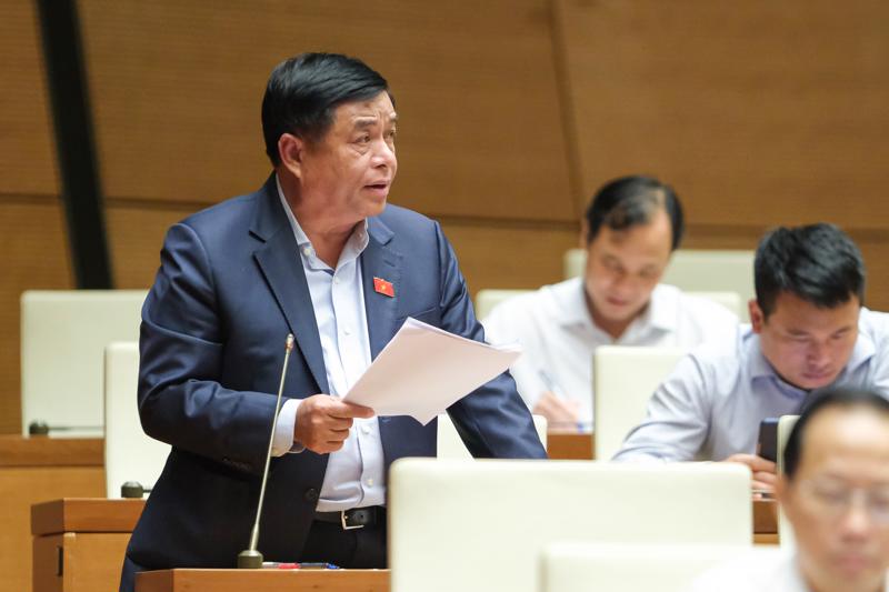Bộ trưởng Bộ Kế hoạch và Đầu tư Nguyễn Chí Dũng - Ảnh: Quochoi.vn