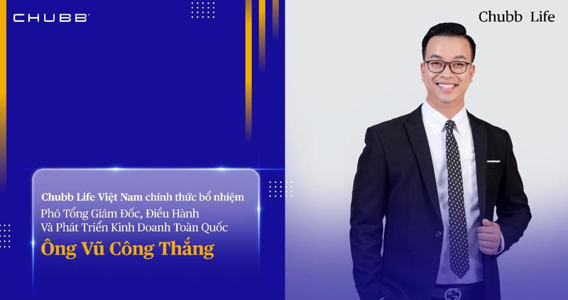 Chân dung Tân Phó Tổng giám đốc, Điều hành và Phát triển kinh doanh toàn quốc, kênh đại lý của Chubb Life Việt Nam.