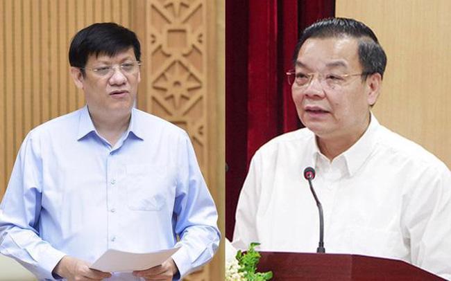 Ông Nguyễn Thanh Long và ông Chu Ngọc Anh - Ảnh: VTV