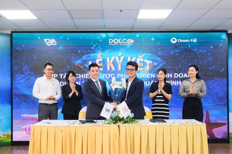 Onsen Fuji và VHA Group chính thức trở thành đối tác chiến lược phát triển kinh doanh dự án Dolce Penisola Quảng Bình.