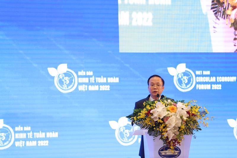 Mr. Bui Trung Nghia, Vice President of VCCI, at the conference. Photo: VnEconomy