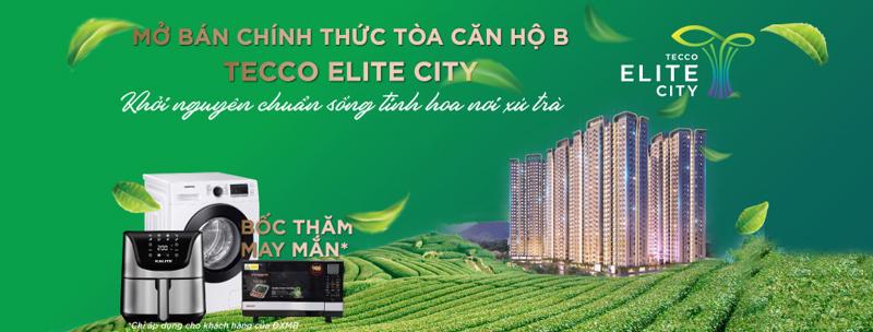 Sự kiện mở bán tòa B dự án Tecco Elite City hứa hẹn đem đến nhiều phần quà hấp dẫn.