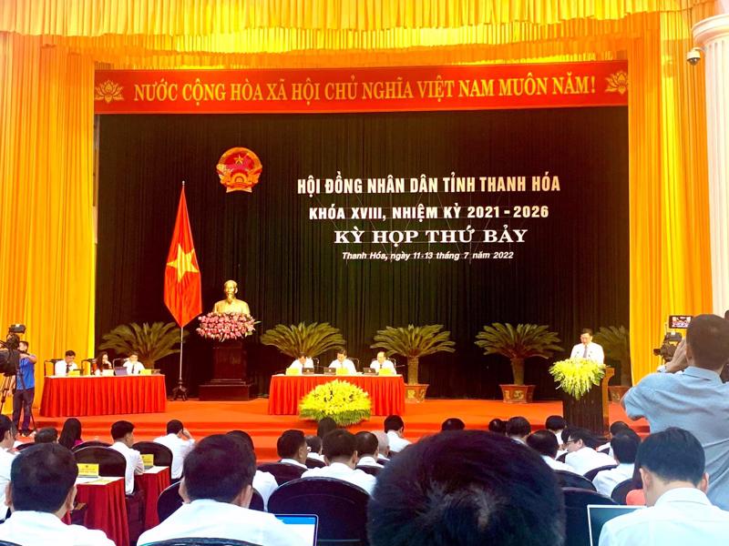 Toàn cảnh phiên khai mạc Kỳ họp thứ 7 HĐND tỉnh Thanh Hóa