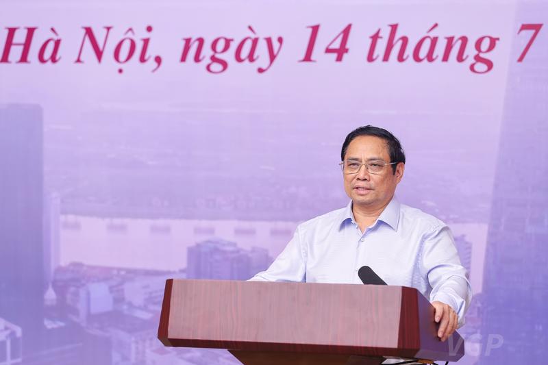Thủ tướng Phạm Minh Chính phát biểu tại hội nghị  Ảnh: VGP