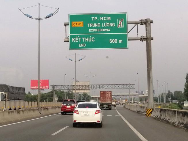 Cao tốc TP.HCM - Trung Lương điểm cuối tại nút giao Thân Cửu Nghĩa (Châu Thành, Tiền Giang)
