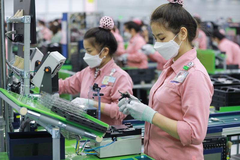 Samsung được xem là biểu tượng của đầu tư Hàn Quốc tại Việt Nam. 
