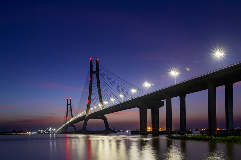 Dự án cao tốc Mỹ An - Cao Lãnh sẽ kết nối với cầu Cao Lãnh đi qua cầu Vàm Cống và tuyến cao tốc Lộ Tẻ - Rạch Sỏi đi Kiên Giang. Trong ảnh: Cầu Vàm Cống.