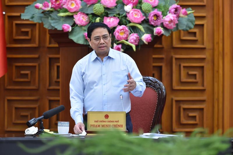 Thủ tướng phát biểu chỉ đạo tại cuộc họp ngày 28/7 - Ảnh: VGP