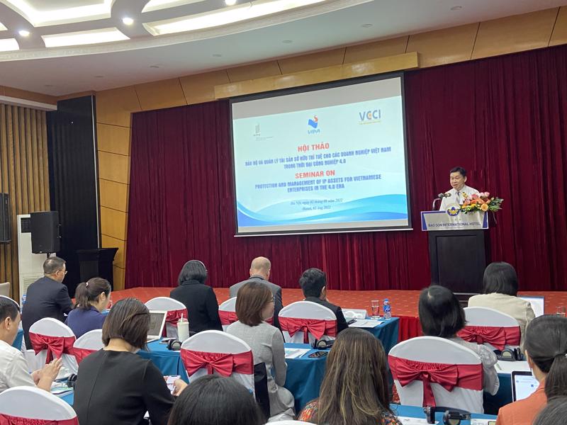 Hội thảo “Bảo hộ và quản lý tài sản sở hữu trí tuệ cho các doanh nghiệp Việt Nam trong thời đại công nghiệp 4.0” ngày 2/8.