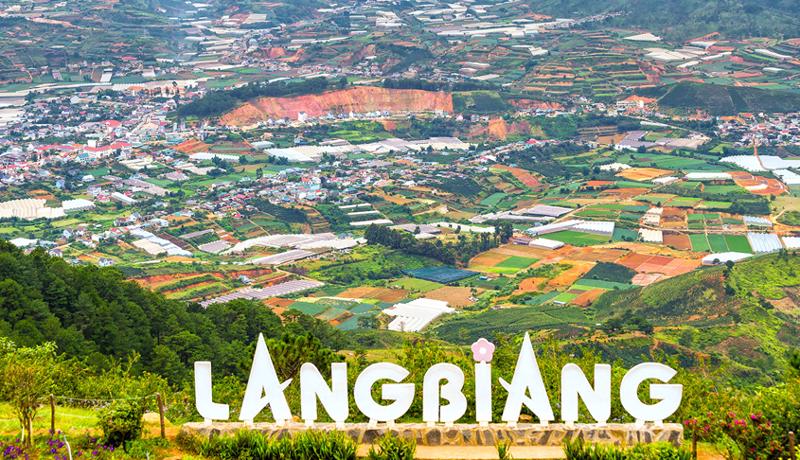 Khu du lịch núi LangBiang, huyện Lạc Dương, tỉnh Lâm Đồng.