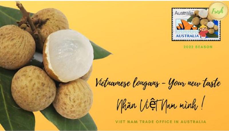 Poster quảng cáo nhãn Việt Nam trên mạng xã hội, định hướng vào các khu vực tiêu thụ tại Úc. 