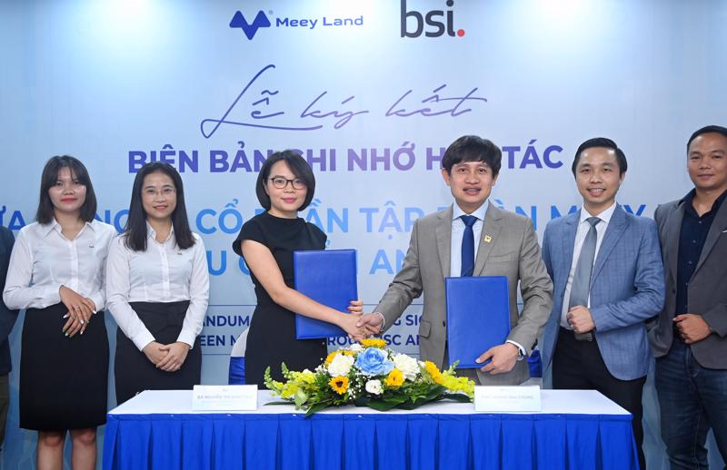 Công ty Cổ phần Tập đoàn Meey Land và BSI Việt Nam tiến hành ký kết biên bản ghi nhớ hợp tác về đào tạo năng lực tự xây dựng và đánh giá chứng nhận ISO 9001:2015, ISO 27001:2013.