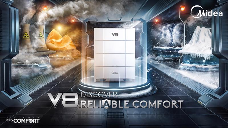 V8 Series VRF lần đầu lộ diện tại sự kiện ra mắt tại Việt Nam.