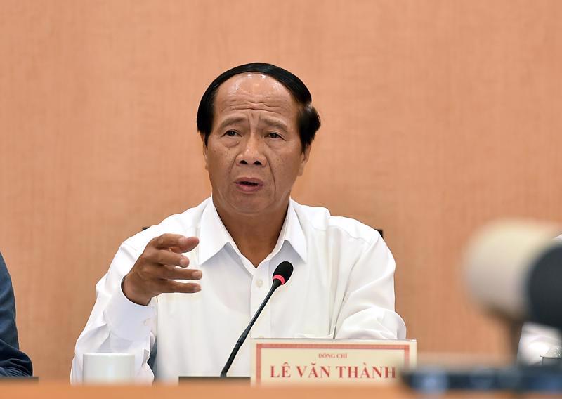 Deputy Prime Minister Le Van Thanh. Photo: VGP