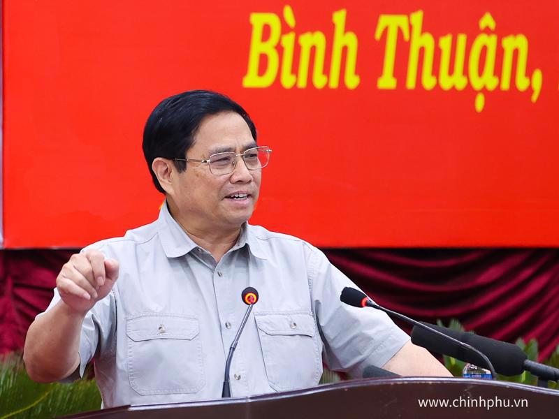 Prime Minister Pham Minh Chinh at the event (Photo: chinhphu.vn)