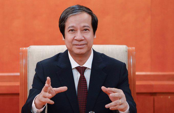 Bộ trưởng Giáo dục và Đào tạo Nguyễn Kim Sơn. Ảnh: Bộ Giáo dục