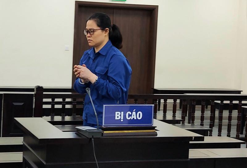 Bị cáo Hằng tại phiên tòa ngày 12/9.